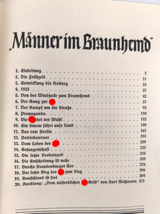 "Männer im Baunhemd" datiert 1936, 319 Seiten, DIN A4, gebraucht