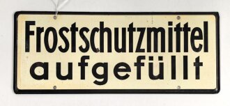 Schild für Kraftfahrzeug Instandsetzungseinheiten der Wehrmacht 10 x 25cm