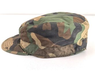 U.S. Army , 1981 dated Cap, Combat, woodland. Size 7 1/4