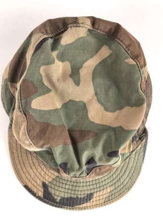 U.S. Army , 1981 dated Cap, Combat, woodland. Size 7, used