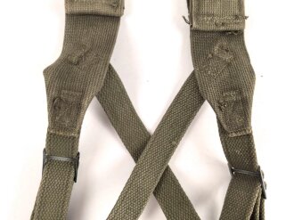 U.S. Army  Model 1951 suspenders, used, missing hooks