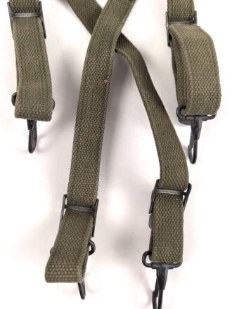 U.S. Army  Model 1951 suspenders, used, missing hooks