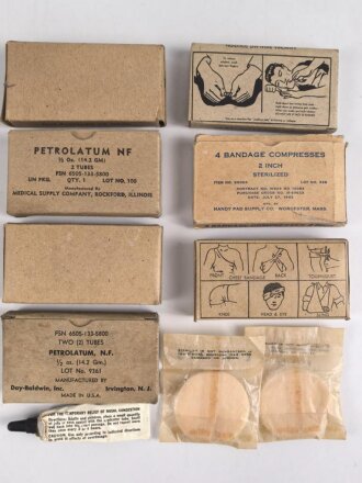 U.S. Army  First Aid Kit, general purpose, with contents.