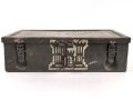 U.S. Medical Department . German  WWII vehicle first aid case, used by " CPL. W.W. Tolley" 164 Engr. Bn for medical supplies. Origianl paint.