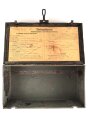 U.S. Medical Department . German  WWII vehicle first aid case, used by " CPL. W.W. Tolley" 164 Engr. Bn for medical supplies. Origianl paint.