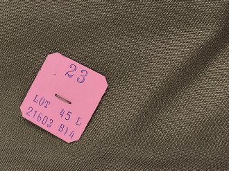 U.S. Hood, Jacket, Field M-1945, dated 1945. Size Large, unused