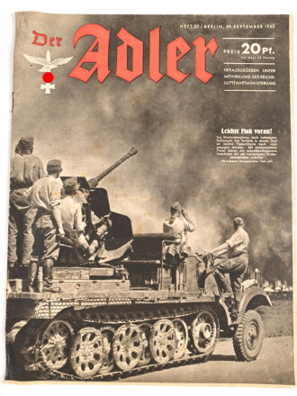 Der Adler "Leichte Flak voran!" Heft Nr. 20 vom 29. September 1942