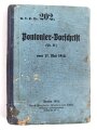 Kaiserreich, "Pontonier Vorschrift" D.V.E.Nr. 202. vom 17.Mai 1910 mit 214 Seiten