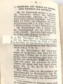 Kaiserreich, "Pontonier Vorschrift" D.V.E.Nr. 202. vom 17.Mai 1910 mit 214 Seiten