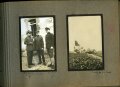 1. Weltkrieg, Fotoalbum mit 147 Fotos, meist im Ansichtskartenformat eines Angehörigen der Fliegertruppen , Französisch Flandern