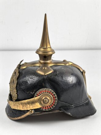 Hessen, Pickelhaube für einen Reserveoffizier . In...