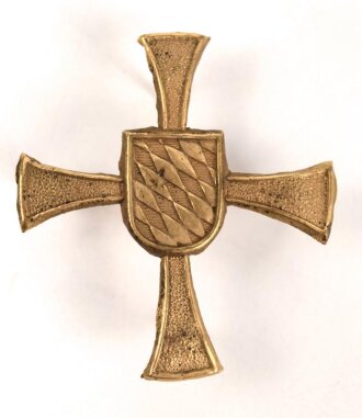 Bayern, Landwehrkreuz, Auflage für ein Pickelhaubenemblem, Höhe 40mm