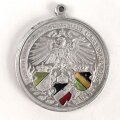 Kaiserreich, tragbare Medaille " Erinnerung an die Kaiserparade  und Manöver 1903" Durchmesser 40mm, Leichtmetall