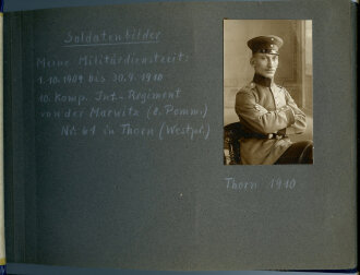 1. Weltkrieg, Fotoalbum mit etwa 50 Fotos und...