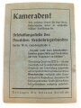 Deutscher Reichskriegerbund ( Kyffhäuserbund) e.V. "Mitgliedsbuch", datiert 1936 Langenberg