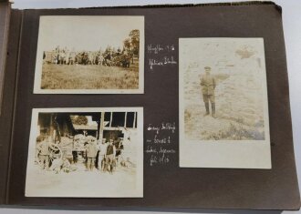 1. Weltkrieg, Fotoalbum mit 41 Aufnahmen im Postkartenformat. Argonnen 1915, Sankt Quentin, Nouvion Le Comte