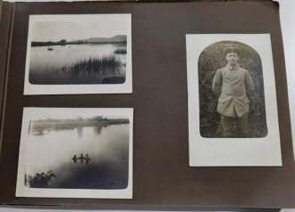 1. Weltkrieg, Fotoalbum mit 41 Aufnahmen im...