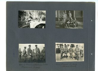 1. Weltkrieg, Fotoalbum mit 162 Aufnahmen Ostfeldzug, Polen.