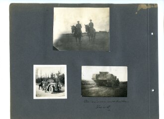 1. Weltkrieg, Fotoalbum mit 162 Aufnahmen Ostfeldzug, Polen.