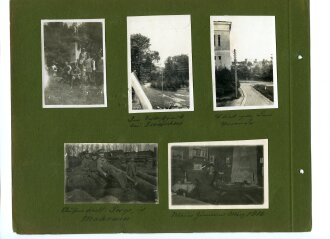 1. Weltkrieg, Fotoalbum mit 162 Aufnahmen Ostfeldzug, Polen.