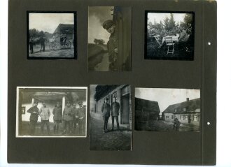 1. Weltkrieg, Fotoalbum mit 162 Aufnahmen Ostfeldzug, Polen.