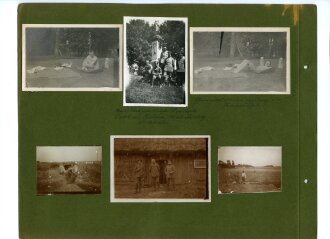 1. Weltkrieg, Fotoalbum mit 162 Aufnahmen Ostfeldzug, Polen.