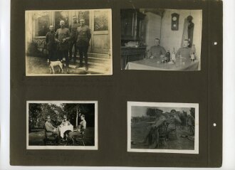 1. Weltkrieg, Fotoalbum mit 162 Aufnahmen Ostfeldzug, Polen.