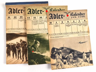 "Adler-Kalender 1943" DIN A5, Deckblatt fehlt