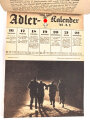 "Adler-Kalender 1943" DIN A5, Deckblatt fehlt