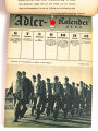 "Adler-Kalender 1940"  DIN A5, Deckblatt und erste Seiten fehlen