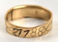 1.Weltkrieg, Fingerring aus unedlem Metall "1914 1915"