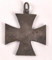 1.Weltkrieg, patriotischer Anhänger , emailliertes Eisernes Kreuz 1914, Breite 22mm