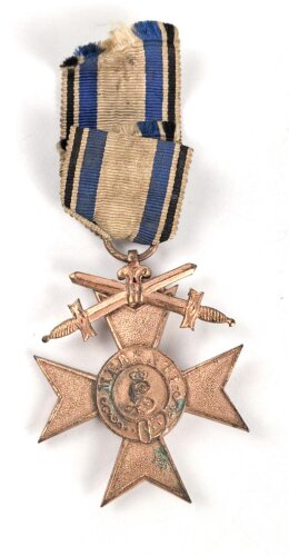 Bayern, Militär Verdienstkreuz 3.Klasse mit Schwertern, an Band