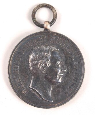 Sachsen Königreich Medaille für "Treue in der Arbeit" König Friedrich August