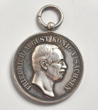 Sachsen Königreich Medaille für "Treue in der Arbeit" König Friedrich August