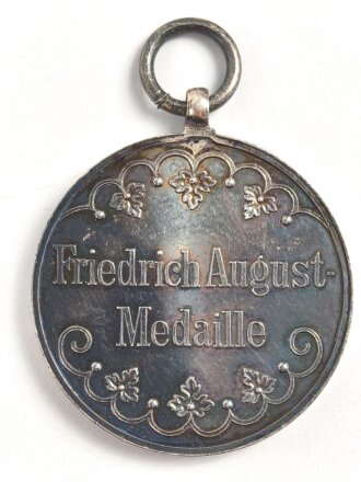 Sachsen Königreich, Friedrich August Medaille in silber