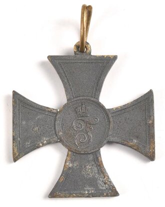 Baden, Kreuz für freiwillige Kriegshilfe 1914 - 1916, Zink vergoldet