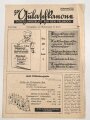 "Die Gulaschkanone - Mitteilungsblatt für den Feldkoch" 2. (18.) Folge von 1943, DIN A4