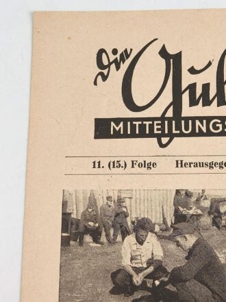 "Die Gulaschkanone - Mitteilungsblatt für den Feldkoch" 11. (15.) Folge von 1942, DIN A4