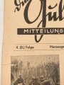 "Die Gulaschkanone - Mitteilungsblatt für den Feldkoch" 4. (8.) Folge von 1942, DIN A4