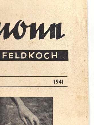 "Die Gulaschkanone - Mitteilungsblatt für den Feldkoch" 2. Folge von 1941, DIN A4