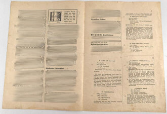 "Die Gulaschkanone - Mitteilungsblatt für den Feldkoch" 2. Folge von 1941, DIN A4