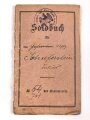 Militärpaß und Soldbuch eines Angehörigen Infanterie Regiment No. 16. Stellungskämpfe in Rumänien 1917, Verdienstkreuz für Kriegshilfe 1917