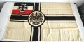 1.Weltkrieg Reichskriegsflagge 95 x 162cm, diverse Löcher, sonst guter Gesamtzustand