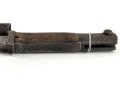 1.Weltkrieg, Seitengewehr Modell 1884/98 mit Sägerücken. Hersteller "Heller Marienthal" Leicht narbiges Stück