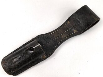 1.Weltkrieg, Koppelschuh zum Seitengewehr Modell 1884/98, Kammerstücl, eine Messingniete fehlt, sonst guter Zustand