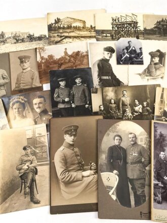 30 Stück Fotos Kaiserreich und 1. Weltkrieg