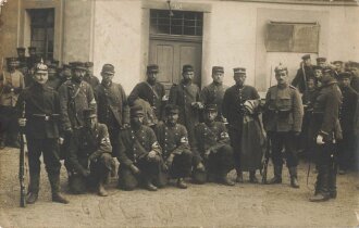 1. Weltkrieg, Gruppenfoto Gefangene französische Sanitäter