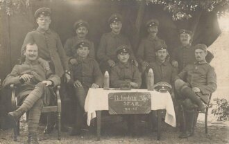 1. Weltkrieg, Gruppenfoto " Betonbau Abteilung 5....