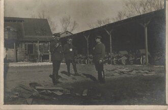 1. Weltkrieg,  3 x Foto Kraftfahrer, je 6 x 9cm